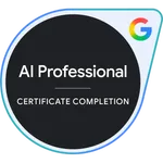 Google AI Professional 修了バッジ